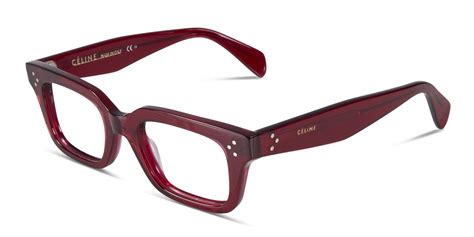 Celine CL41344 Square Prescription Full rim Plastic Eyeglasses 